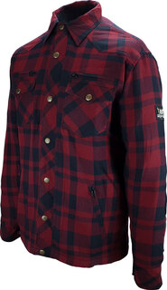 Рубашка Bores Lumberjack с длинным рукавом, красный/черный