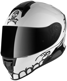 Детский шлем Bogotto V151 Skelly с логотипом, серый/черный