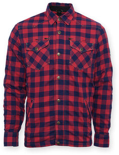 Рубашка Bores Lumberjack с длинным рукавом, красный/синий