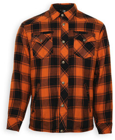 Рубашка Bores Lumberjack с длинным рукавом, оранжевый/черный