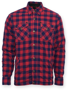 Рубашка Bores Lumberjack с длинным рукавом, красный / синий