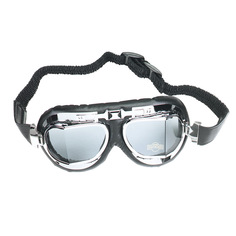 Мотоциклетные очки Booster Mark 4 с логотипом, хромовый