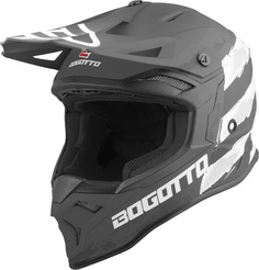 Шлем Bogotto V337 Wild-Ride со съемной подкладкой, черный/белый
