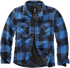 Куртка Brandit Lumber с капюшоном, черный/синий