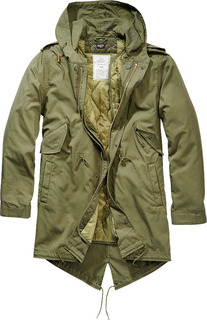 Куртка Brandit M51 US Parka с капюшоном, оливковый