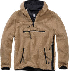 Пуловер Brandit Teddyfleece Worker, светло-коричневый