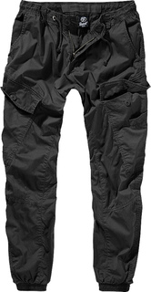 Брюки Brandit Ray Vintage Trousers с эластичным поясом, черный