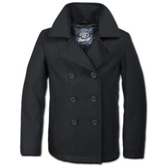 Brandit Pea Coat Куртка, черный