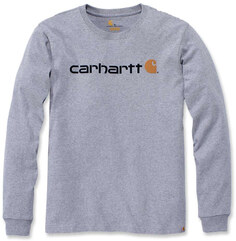 Свитшот Carhartt EMEA Workwear Signature Graphic Core Logo, светло-серый