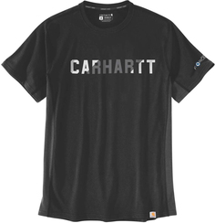 Футболка Carhartt Force Flex Block Logo, черный