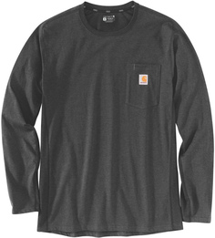 Рубашка с длинным рукавом Carhartt Force Flex Pocket, темно-серый
