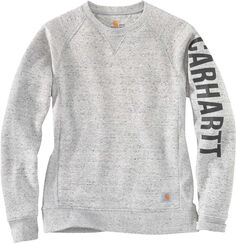 Свитшот женский Carhartt Clarksburg Crewneck, серый