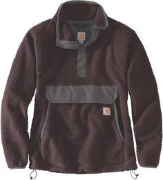 Пуловер женский Carhartt Relaxed Fit Fleece, темно-фиолетовый