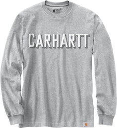 Рубашка с длинным рукавом Carhartt Workwear Logo, светло-серый
