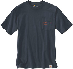 Футболка Carhartt Workwear Back Graphic, темно-синий