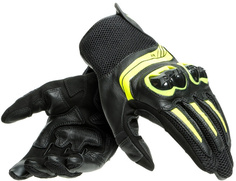 Перчатки Dainese Mig 3 Unisex мотоциклетные, черный/желтый