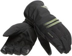 Перчатки Dainese Plaza 3 D-Dry Motorcycle Gloves мотоциклетные, черный/зеленый