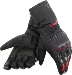 Перчатки Dainese Tempest Unisex D-Dry длинные мотоциклетные, черный/красный