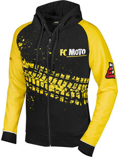 Толстовка FC-Moto Corp ZIP, черный/желтый
