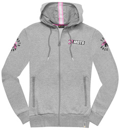 Худи FC-Moto Effortless, серый/розовый