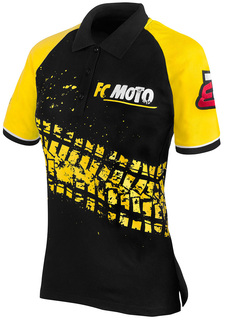 Рубашка поло FC-Moto Corp, черный/желтый