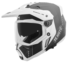 Шлем FC-Moto Merkur Pro Air эндуро, черный/белый