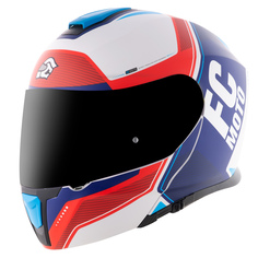 Шлем FC-Moto Novo Circuit, синий/красный/белый
