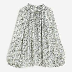 Блузка H&amp;M Ruffle Crepe, цветочный H&M