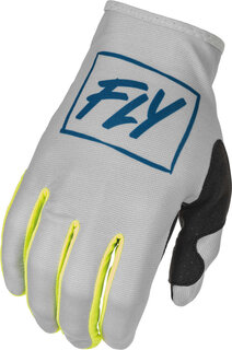 Перчатки Fly Racing Lite для мотокросса, серый/желтый