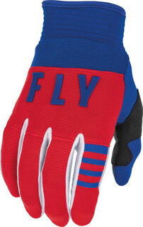 Перчатки Fly Racing F-16 молодежные для мотокросса, красный/белый/синий