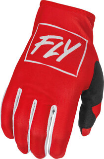 Перчатки Fly Racing Lite для мотокросса, красный/белый
