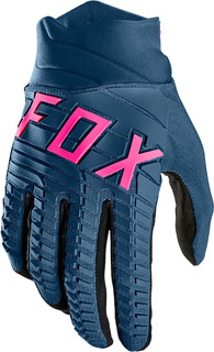 Перчатки FOX 360 для мотокросса, синий/розовый
