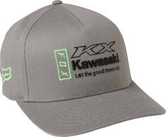 Шапка FOX Kawasaki Flexfit, серый