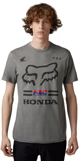 Футболка FOX Honda II, светло-серый