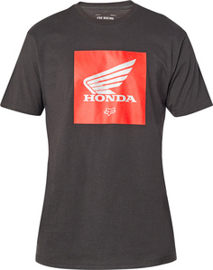 Футболка FOX Honda Premium Update, черный/красный