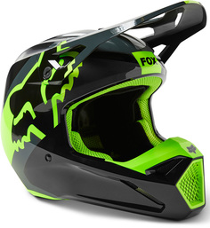 Шлем FOX V1 Xpozr для мотокросса, черный/серый