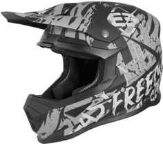 Шлем Freegun XP4 Maniac для мотокросса, черный/серый