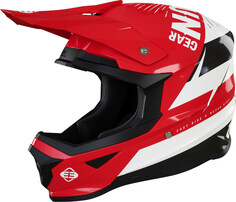 Шлем Freegun XP4 Load для мотокросса, красный/черный/белый