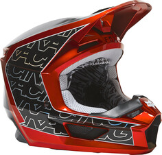 Шлем FOX V1 Peril для мотокросса с рисунком