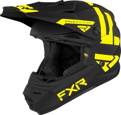 Шлем FXR Legion MX Gear для мотокросса, черный/желтый
