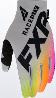 Перчатки FXR Pro-Fit Air Colored для мотокросса, серый/черный