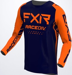 Кофта Джерси FXR Off-Road RaceDiv для мотокросса, темно - синий/оранжевый