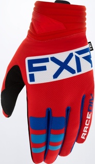 Перчатки FXR Prime для мотокросса, красный/синий