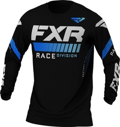 Кофта Джерси FXR Revo MX Gear мотокроссовая, черный/синий