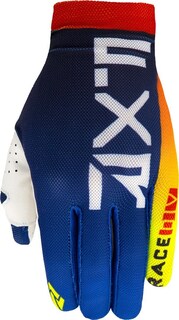 Перчатки FXR Slip-On Air MX Gear для мотокросса, синий/желтый/красный