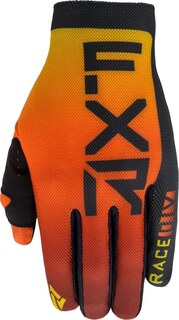 Перчатки FXR Slip-On Air MX Gear для мотокросса, оранжевый/черный