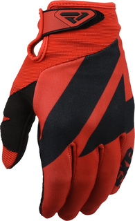 Перчатки FXR Clutch Strap мотокроссовые, черный/красный