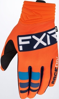 Перчатки FXR Prime для мотокросса, оранжевый/синий