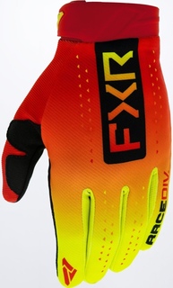 Перчатки FXR Reflex для мотокросса, красный/желтый