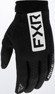 Перчатки FXR Reflex для мотокросса, черный/белый